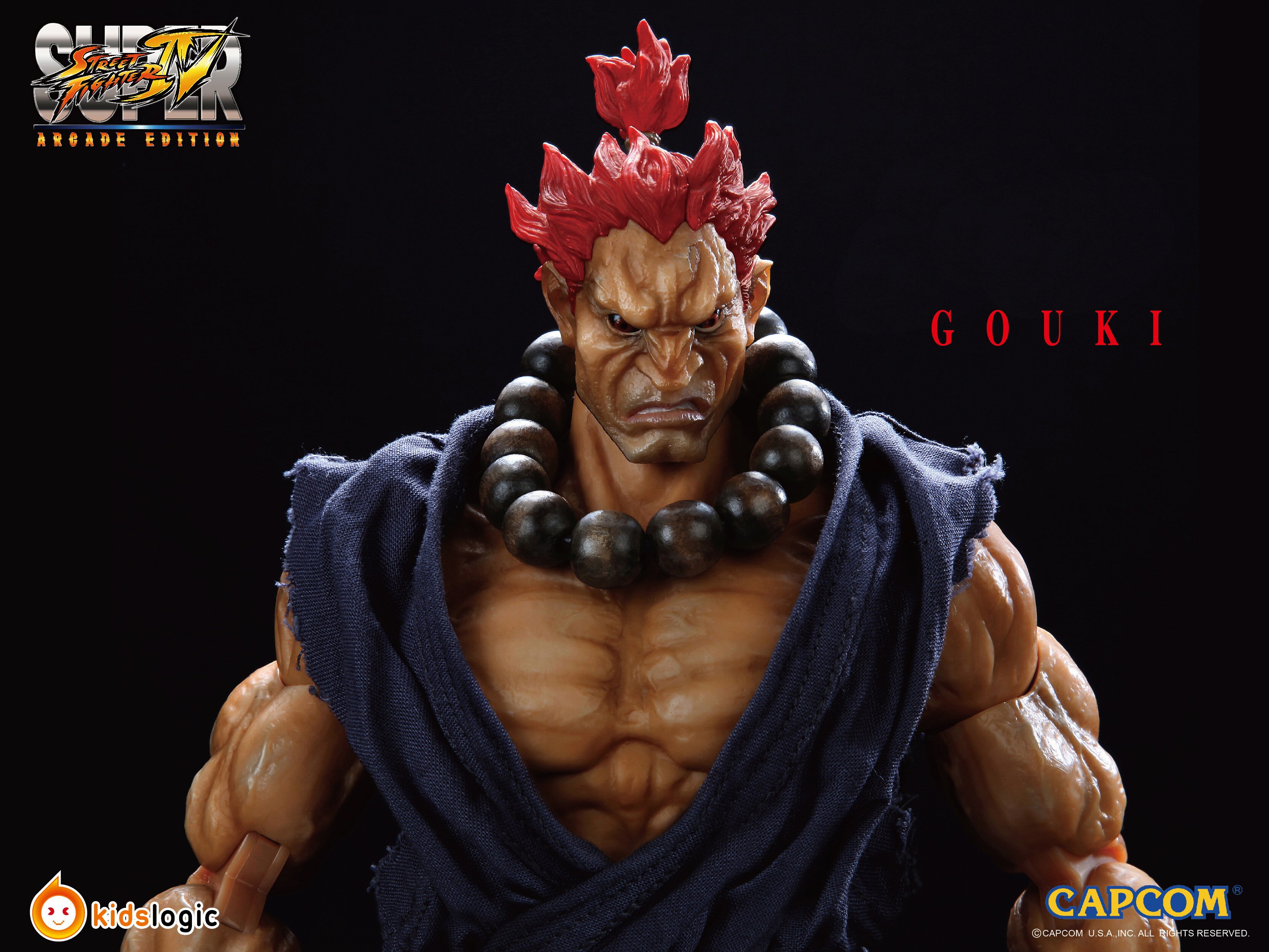 New Capcom Street Fighter IV 20th Anniversary Akuma Action Figure