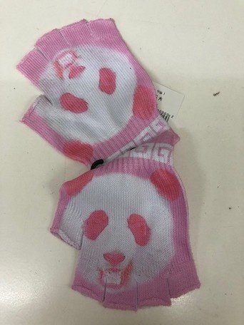 ACDC RAG Pink Panda Fingerless Gloves: ACDC RAG - Tokyo Otaku Mode (TOM)