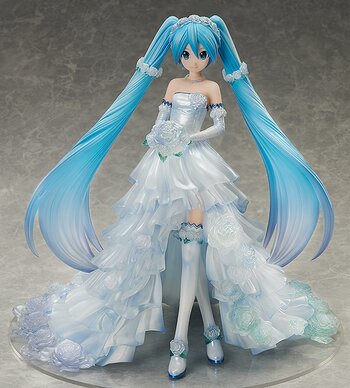 hatsune miku wedding dress ver