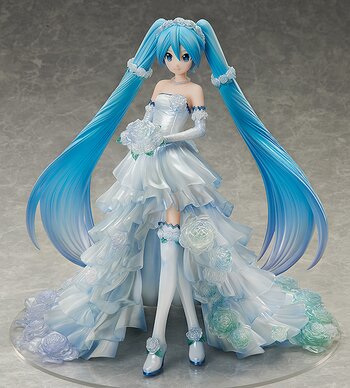 hatsune miku wedding dress ver