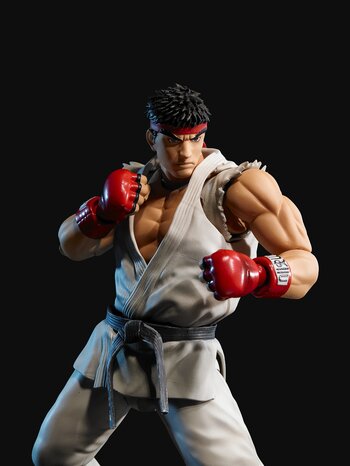 Street Fighter II - Bandai - Full Action Pose Figure - Ryu