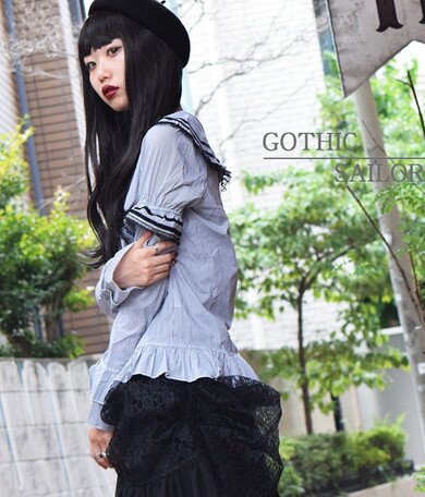 ACDC RAG 2-Way Sailor Blouse: ACDC RAG - Tokyo Otaku Mode (TOM)