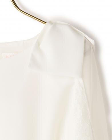 LIZ LISA White Shoulder Ribbon Blouse: LIZ LISA - Tokyo Otaku Mode (TOM)