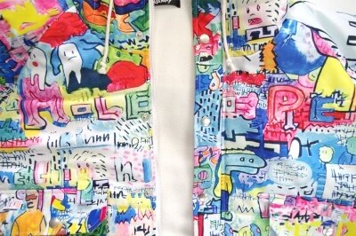 galaxxxy 8words Wall Paint Blouson Jacket