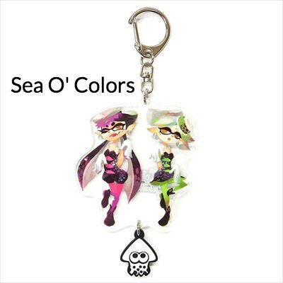 Splatoon keychains on sale