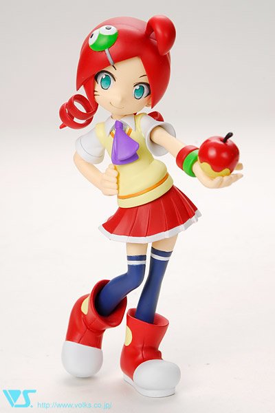 CharaGumin Ringo(with green Puyo) | Puyo Puyo Garage Kit: VOLKS