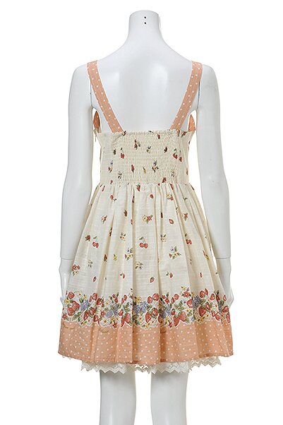 OLIVE des OLIVE Strawberry Print Dress - Tokyo Otaku Mode (TOM)