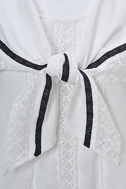 OLIVE des OLIVE Double Sailor Motif Blouse: OLIVE des OLIVE