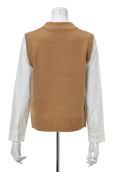 【OLIVE DES OLIVE】Knit collar  down jumper★ Olive Des Olive | Jackets & Coats | Olives Des Olive Knit