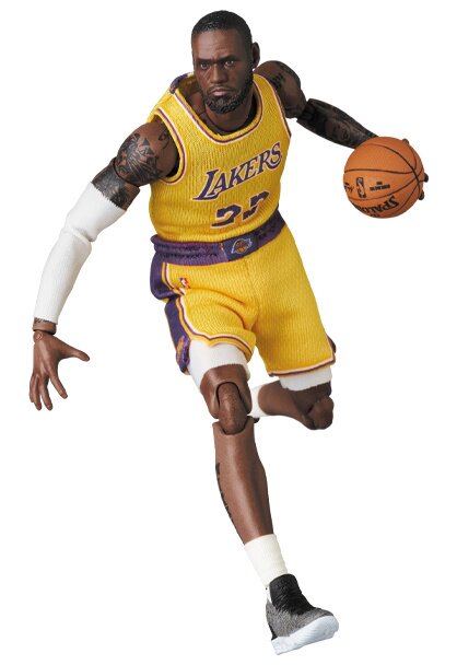MAFEX LeBron James（Los Angeles Lakers）新品 Medicom Toy MAFEX LEBRON JAMES LOS ANGELES LAKERS Action