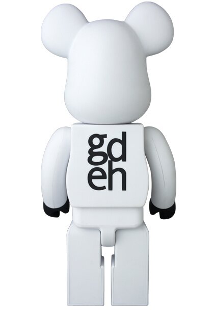 BE@RBRICK 400％ Resonate Goodenough White