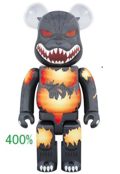 BE@RBRICK Godzilla 400% (Desgodzi Burning Ver.)