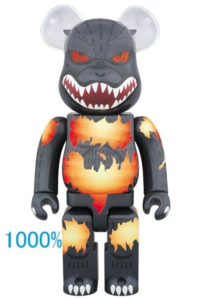 BE@RBRICK Godzilla 1000% (Desgodzi Burning Ver.)