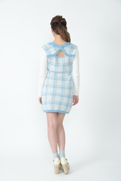 Honey Salon Check Knit Dress - Tokyo Otaku Mode (TOM)