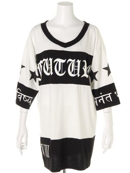 GLAD NEWS Wing Skull Star Big T-Shirt