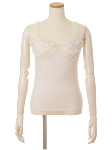 LIZ LISA❤︎アンゴラキャミソール LIZ LISA Inner Camisole w/ Chocolate Charm: LIZ LISA - Tokyo Otaku