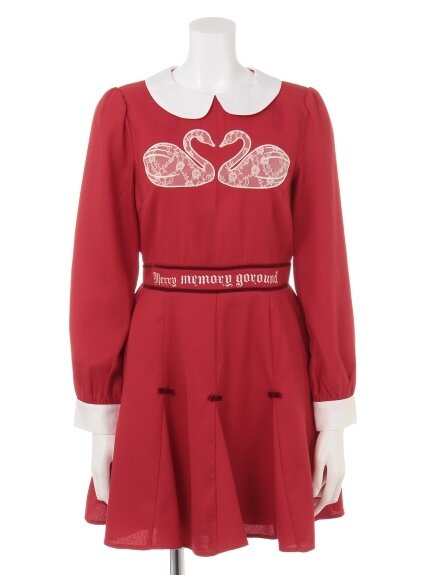 Swankiss Memory Swan Motif Dress - Tokyo Otaku Mode (TOM)