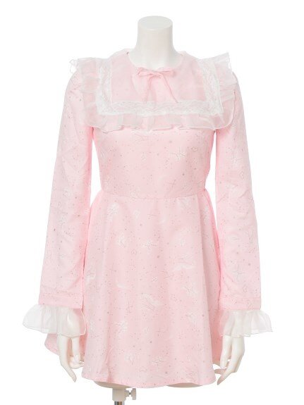 open lace back dress Sara Sara A Line Tie Dye Dress With Rhinestone Star
