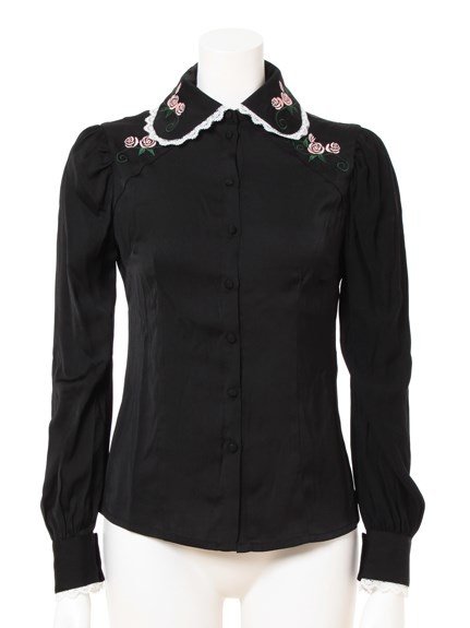 Swankiss Rose Ribbon Blouse - Tokyo Otaku Mode (TOM)
