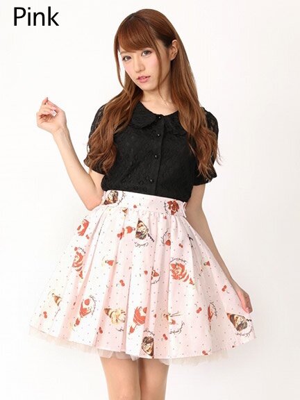 LUV IS TRUE★韓国★人気★CH RIBBON CARGO SKIRT 3色 リボン Multi ribbon tiered skirt/マルチリボンティアードスカート