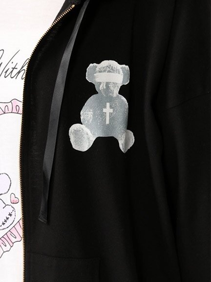 We11done teddy bear online hoodie