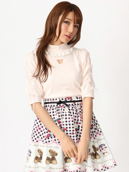 Ank Rouge Bear Cutout Top - Tokyo Otaku Mode (TOM) 