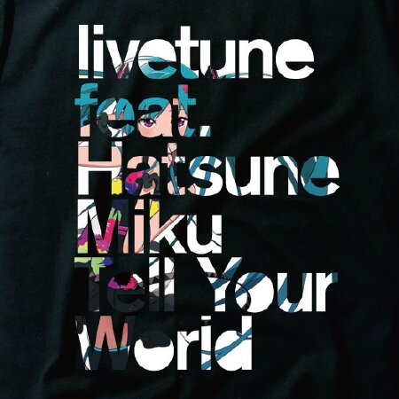 Hatsune Miku Tell Your World Typography T-Shirts - Tokyo Otaku