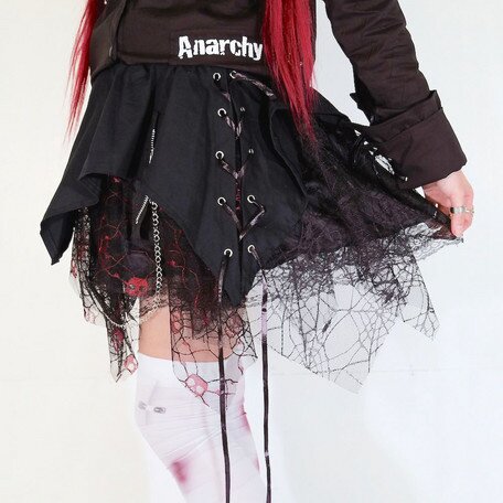 スカート acdc rag Skullskirt ACDC RAG Skull Skirt - Tokyo Otaku Mode (TOM)