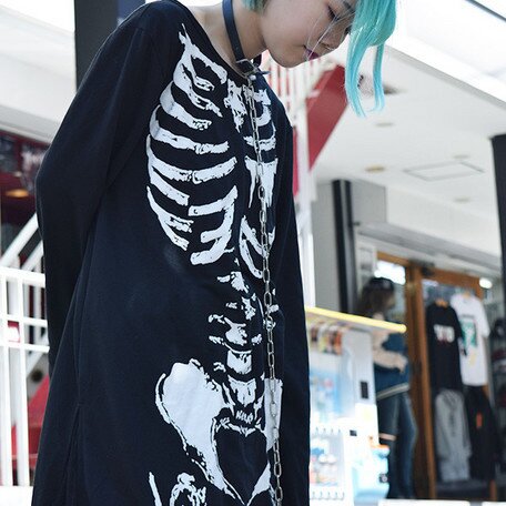 ACDC RAG Skeleton Long T-Shirt - Tokyo Otaku Mode (TOM)