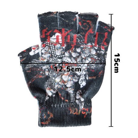 ACDC RAG Punk Samurai Fingerless Gloves - Tokyo Otaku Mode (TOM)