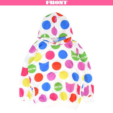 ACDC RAG Dot Pattern Big Hoodie: ACDC RAG - Tokyo Otaku Mode (TOM)