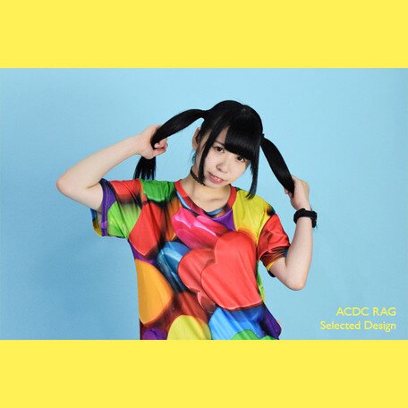 ACDC RAG Heart Chocolate T-Shirt Dress: ACDC RAG - Tokyo Otaku Mode (TOM)