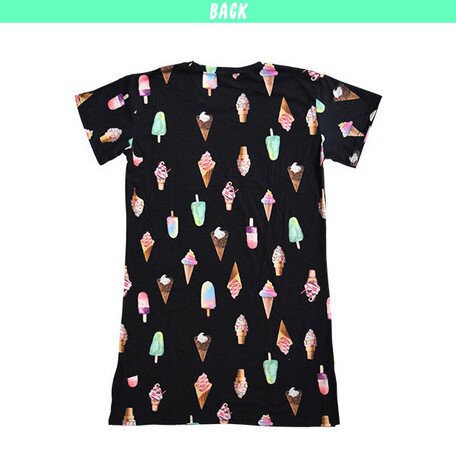 Ice cream clearance t shirt dress