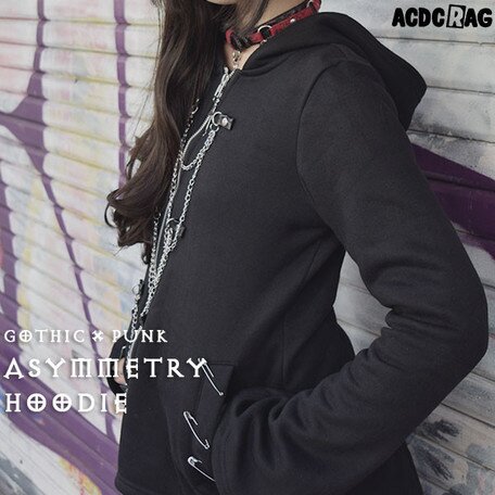 ACDC RAG Assymetrical Hoodie - Tokyo Otaku Mode (TOM)