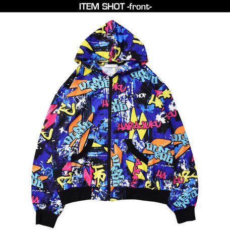 ACDC RAG Graffiti Zippered Hoodie - Tokyo Otaku Mode (TOM)