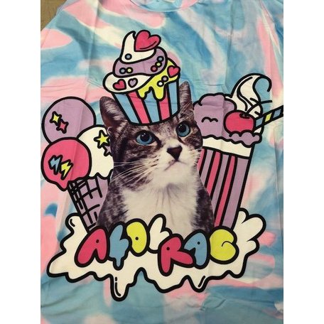 ACDC RAG Ice Cream Cat T-Shirt: ACDC RAG - Tokyo Otaku Mode (TOM)