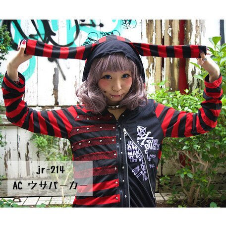 コ*ロ様 25SS AVAVAVアヴァヴァヴ　Button Up Hoodie ACDC RAG Rabbit Hoodie - Tokyo Otaku Mode (TOM)