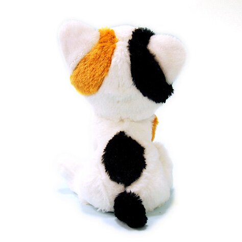 plush calico cat