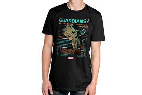 POP! Tees: Guardians of the Galaxy Groot Line Up T-Shirt