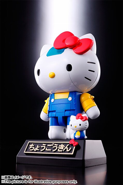 HELLO KITTY CHOGOKIN 45周年記念 Chogokin Hello Kitty 45TH ANNIVERSARY About 60mm Die-cast