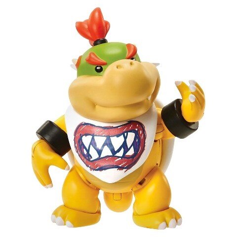 Bowser Jr w/ Bob-Omb 4-inch Articulated Figure - JAKKS Pacific, Inc.