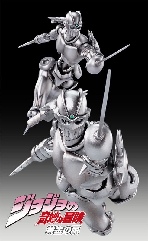 Super Action Statue Silver Chariot (Hirohiko Araki Color Variant)