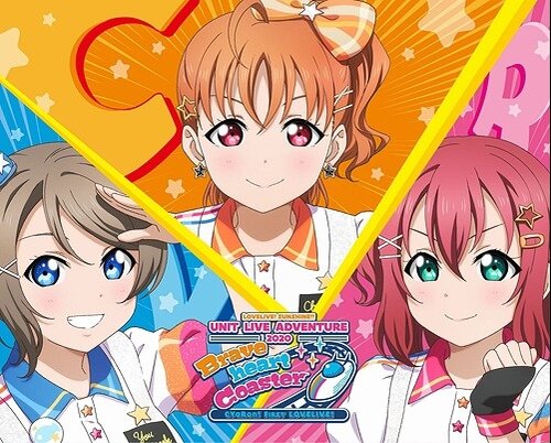 Love Live! Sunshine!! CYaRon! First Love Live! Braveheart Coaster Blu-ray  Memorial Box (3-Disc Set)