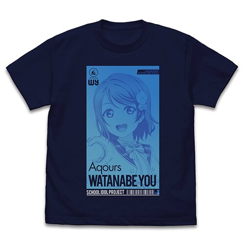 Love Live You Watanabe: All Starts Ver. Navy T-Shirt: COSPA