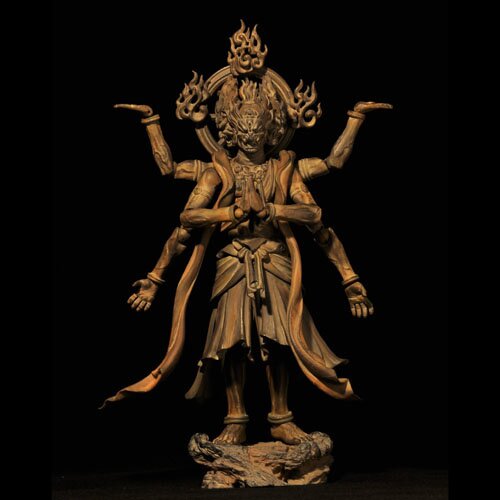 New Revoltech Takeya Series No. 003 EX: Ashura Wood Grain