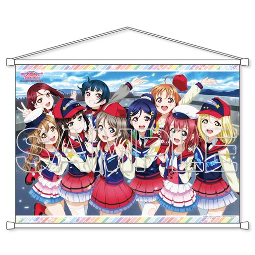 ラブライブサンシャイン over the rainbow タペストリー Love Live! The Movie: Double Suede Tapestry - Tokyo Otaku Mode (TOM)