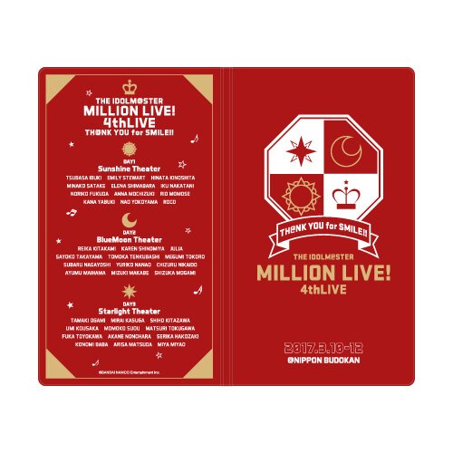 IM@S Million Live! 4th Live: Official Ticket Case: Bandai Namco