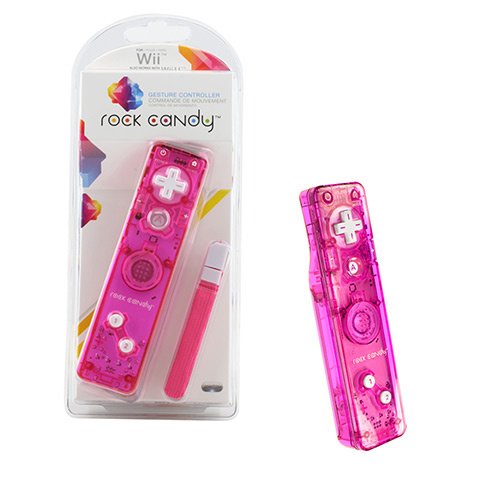 Pink Rock Candy Wii Gesture Controller 