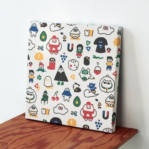 error403 “Shima ni Sundeko” Square Textile Panel - Tokyo