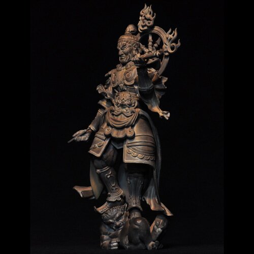 New Revoltech Takeya Series No. 002 EX: Koumokuten Wood Grain Ver